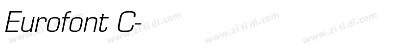 Eurofont C字体转换